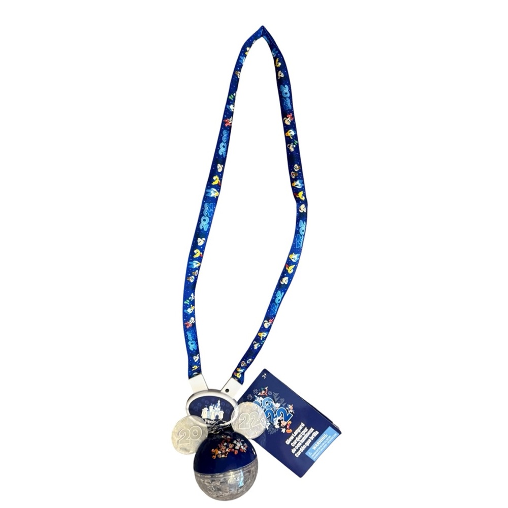Disney Mickey Mouse Holiday Party New Years Eve 2022 Glow Key Lanyard Festive - Picture 5 of 6